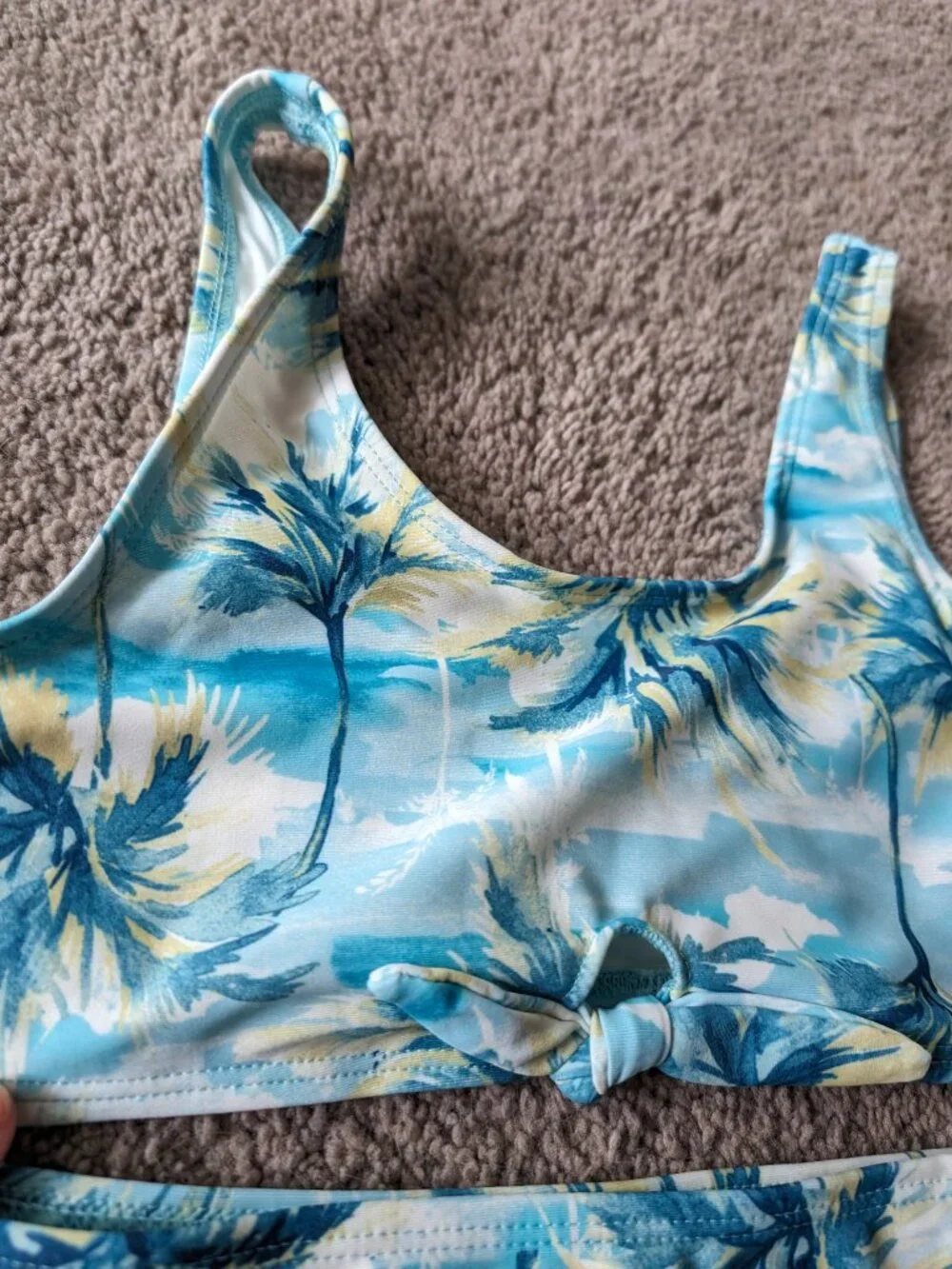 ON tropical girls 2 pc tankini swimsuit (L 10/12)
